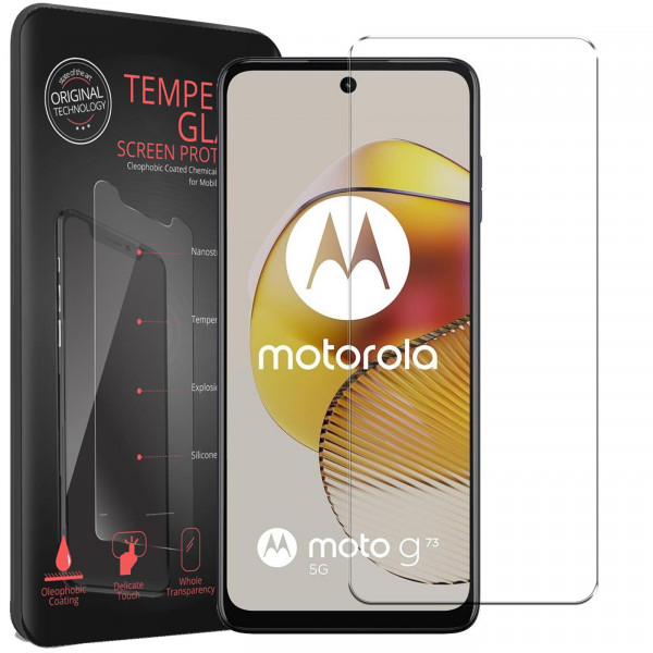 2x Panzerglas für Motorola Moto G73 5G Glas Folie Schutzfolie