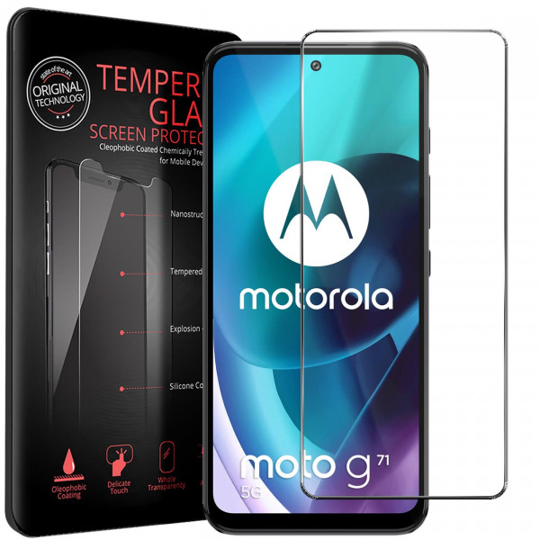 2x Panzerglas für Motorola Moto G71 5G Glas Folie Schutzfolie