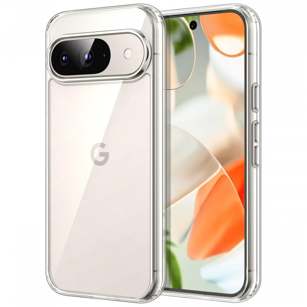 Safers Zero Case für Google Pixel 9 Hülle Transparent Slim Cover Clear Schutzhülle