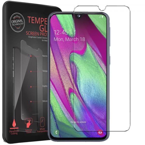 2x Panzerglas für Samsung Galaxy A40 Glas Folie Schutzfolie