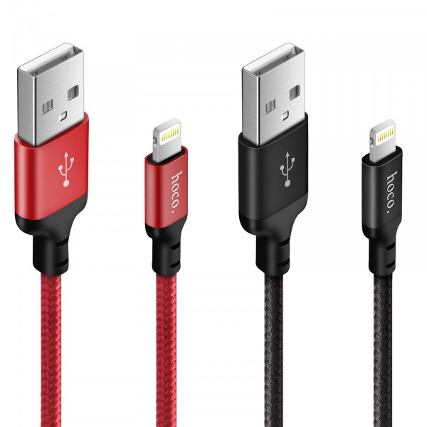 Hoco USB Kabel - X14 Lightning - 2M