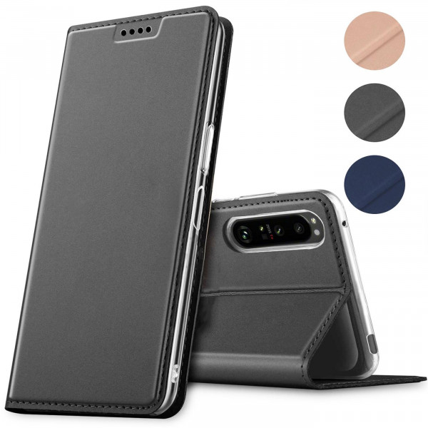 Safers Electro Flip für Sony Xperia 1 III Hülle Magnet Case Handy Tasche Klapphülle