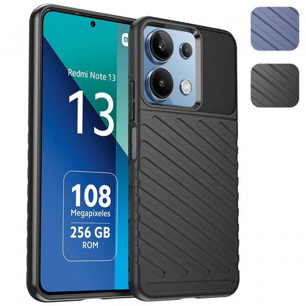 Thunder Case für Xiaomi Redmi Note 13 (4G) Hülle rutschfeste TPU Schutzhülle