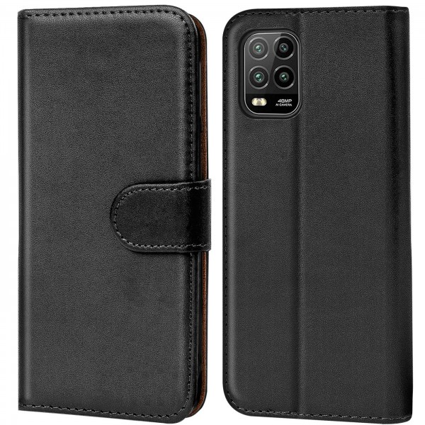 Safers Basic Wallet für Xiaomi Mi 10 Lite Hülle Bookstyle Klapphülle Handy Schutz Tasche