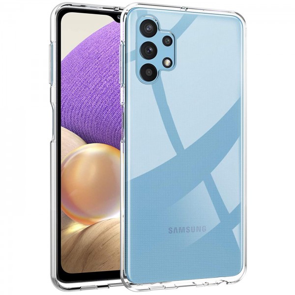 Safers Zero Case für Samsung Galaxy A32 5G Hülle Transparent Slim Cover Clear Schutzhülle