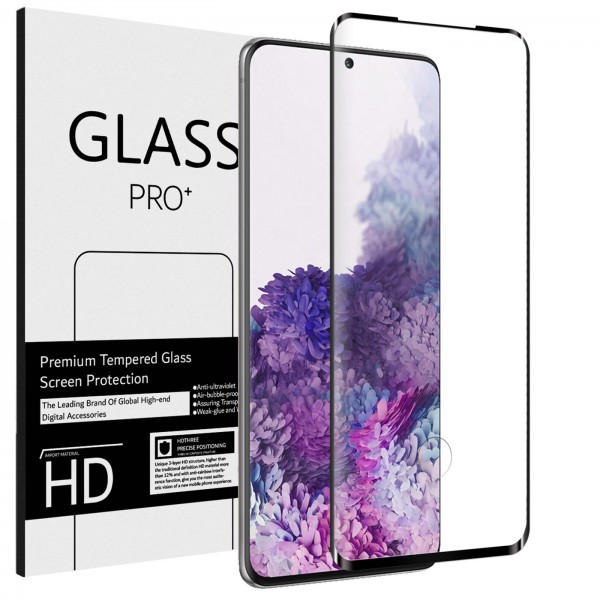 Safers Full Screen Panzerglas für Samsung Galaxy S20 Plus Schutzfolie Glas Vollbild