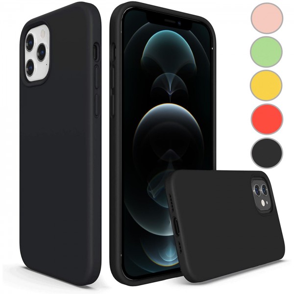 Safers Color TPU für Apple iPhone 12 Pro Max Hülle [6.7 Zoll] Soft Silikon Case mit innenliegendem S