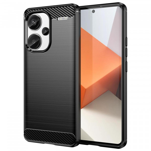 Safers Carbon Hülle für Redmi Note 13 Pro+ 5G Schutzhülle Handy Case Cover