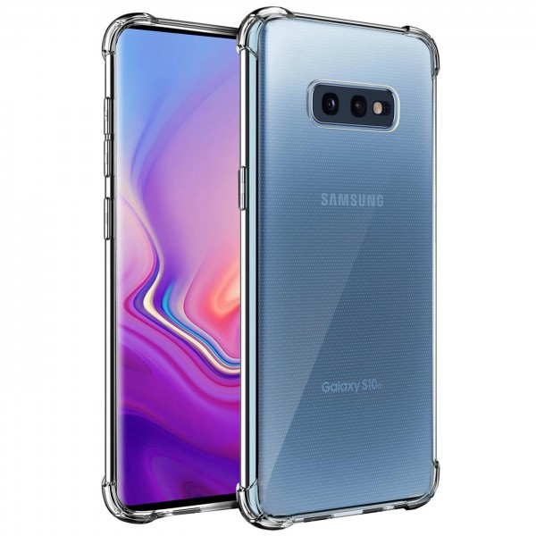 Safers Rugged TPU für Samsung Galaxy S10e Schutzhülle Anti Shock Handy Case Transparent