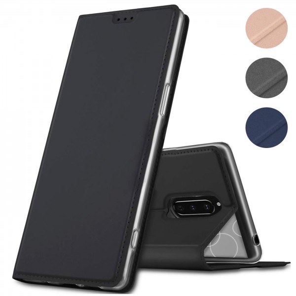 Safers Electro Flip für Sony Xperia 1 Hülle Magnet Case Handy Tasche Klapphülle
