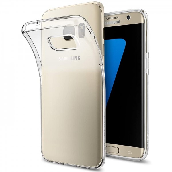 Safers Zero Case für Samsung Galaxy S7 Edge Hülle Transparent Slim Cover Clear Schutzhülle
