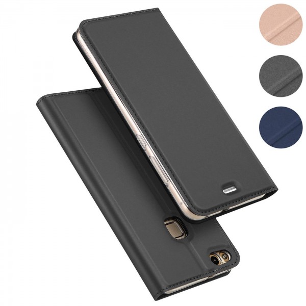 Safers Electro Flip für Huawei P9 Lite Hülle Magnet Case Handy Tasche Klapphülle