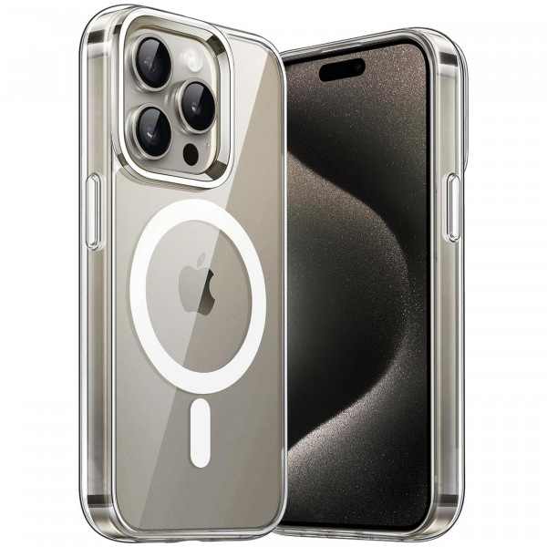 Safers Cover für Apple iPhone 15 Pro Max Hülle kompatibel mit Magsafe Zubehör