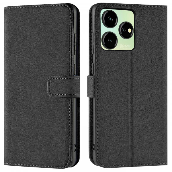 Safers Basic Wallet für ZTE Blade V50 Design 4G Hülle Bookstyle Klapphülle Handy Schutz Tasche