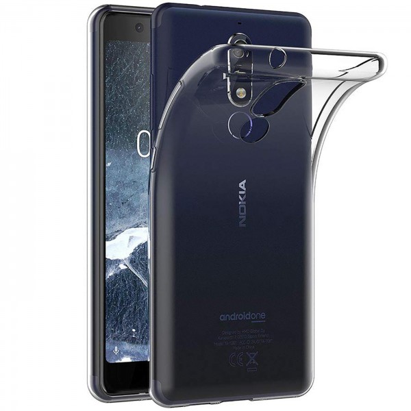 Safers Zero Case für Nokia 5.1 Hülle Transparent Slim Cover Clear Schutzhülle