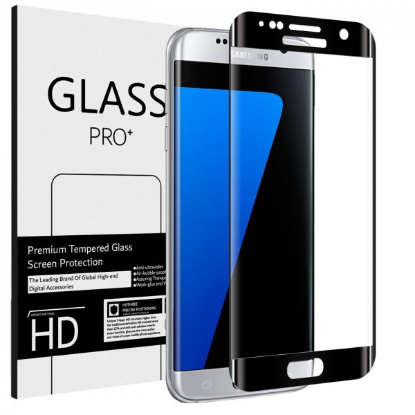 Safers Full Screen Panzerglas für Samsung Galaxy S7 Edge Schutzfolie Glas Vollbild
