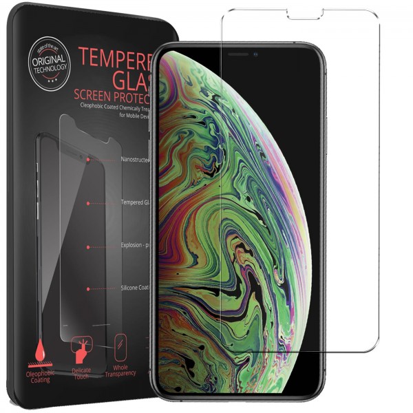 2x Panzerglas für Apple iPhone 11 Pro Max / XS Max Glas Folie Schutzfolie