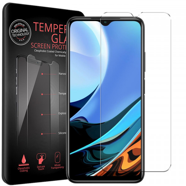 2x Panzerglas für Xiaomi Redmi 9T Glas Folie Schutzfolie