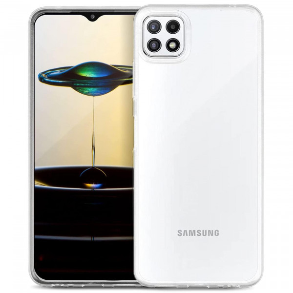 Safers Zero Case für Samsung Galaxy A22 5G Hülle Transparent Slim Cover Clear Schutzhülle