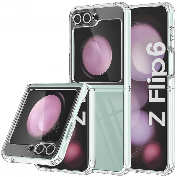 Safers Zero Case für Samsung Galaxy Flip 6 Hülle Transparent Slim Cover Clear Schutzhülle