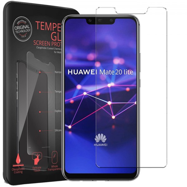 2x Panzerglas für Huawei Mate 20 Lite Glas Folie Schutzfolie