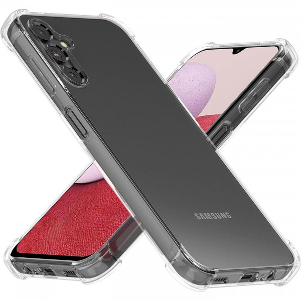 Safers Rugged TPU für Samsung Galaxy A14 4G/5G Schutzhülle Anti Shock Handy Case Transparent Cover