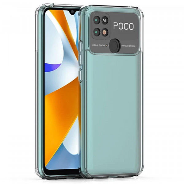 Safers Zero Case für Xiaomi Poco C40 Hülle Transparent Slim Cover Clear Schutzhülle