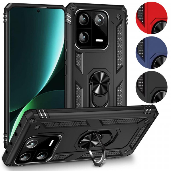 Safers Armor Case für Xiaomi 13 Pro Hülle mit Magnet Ringhalterung robuste Schutzhülle