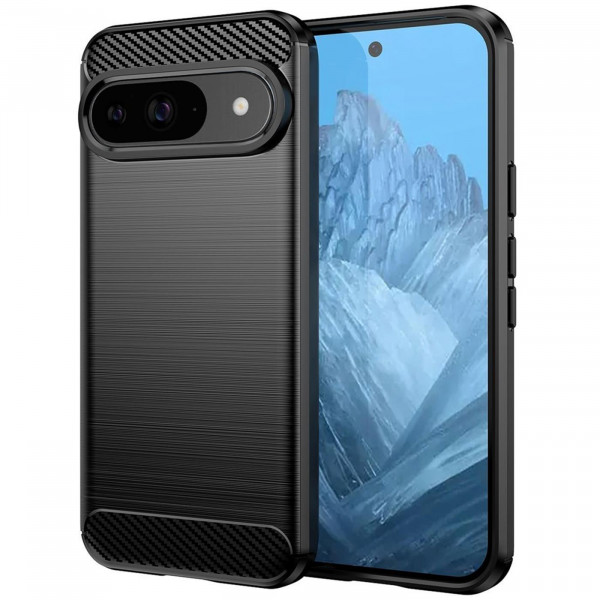 Safers Carbon Hülle für Google Pixel 9 Schutzhülle Handy Case Cover