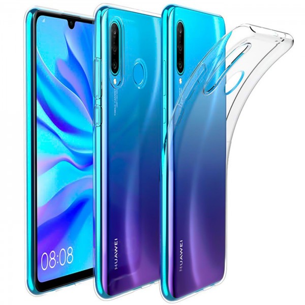 Safers Zero Case für Huawei P30 Lite Hülle Transparent Slim Cover Clear Schutzhülle