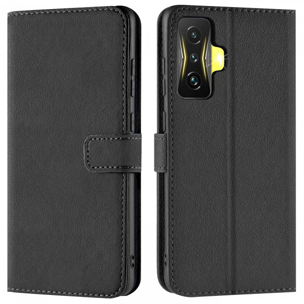 Safers Basic Wallet für Xiaomi Poco F4 GT Hülle Bookstyle Klapphülle Handy Schutz Tasche