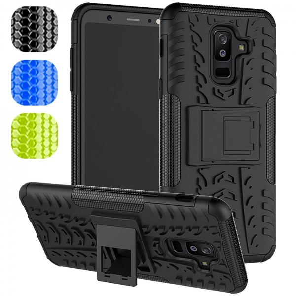 Safers Outdoor Hülle für Samsung Galaxy A6 Plus Case Hybrid Armor Cover Schutzhülle