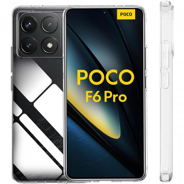 Safers Zero Case für Xiaomi Poco F6 Pro Hülle Transparent Slim Cover Clear Schutzhülle