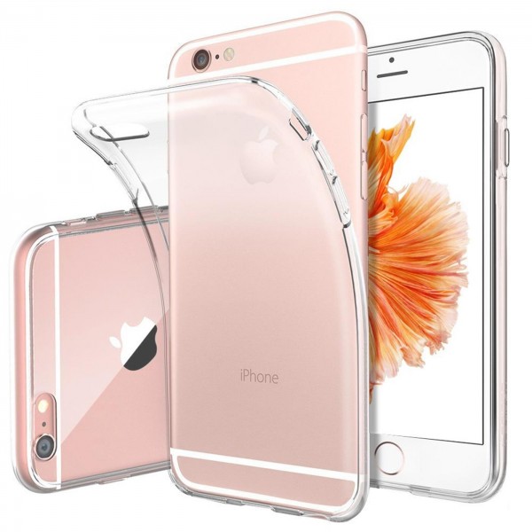 Safers Zero Case für Apple iPhone 6 Plus 6S Plus Hülle Transparent Slim Cover Clear Schutzhülle