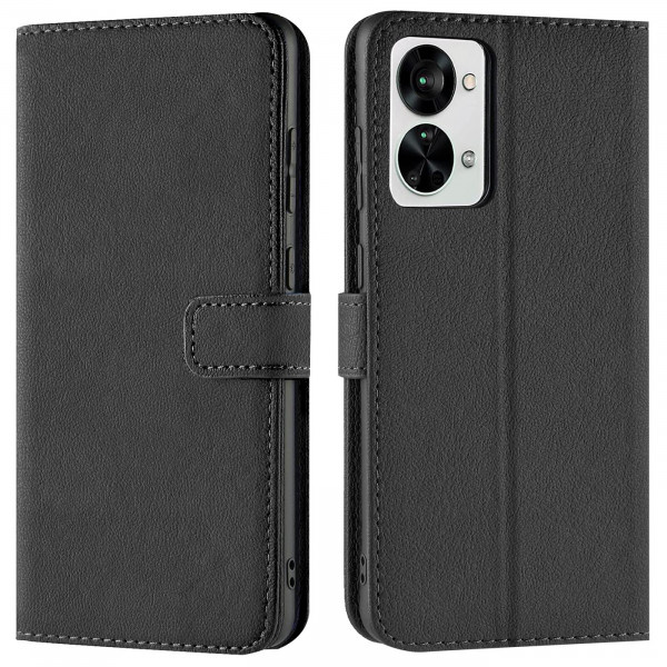 Safers Basic Wallet für OnePlus Nord 2T 5G Hülle Bookstyle Klapphülle Handy Schutz Tasche