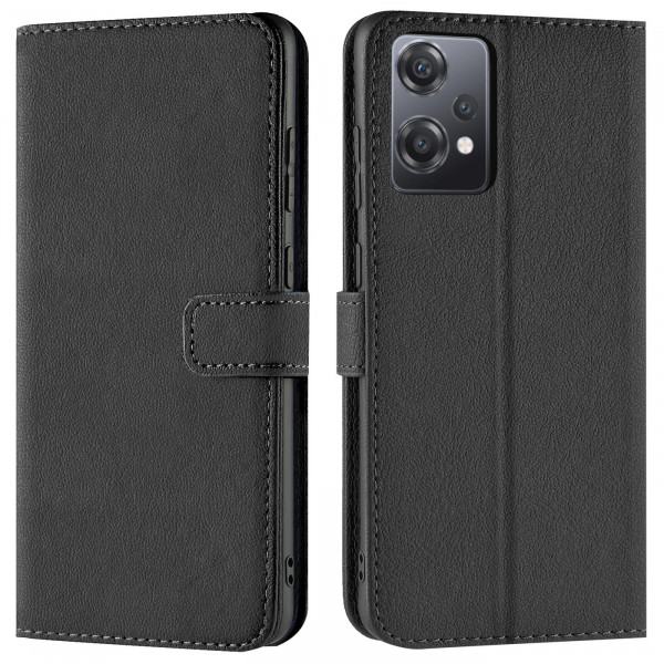 Safers Basic Wallet für OnePlus Nord CE 2 Lite 5G Hülle Bookstyle Klapphülle Handy Schutz Tasche