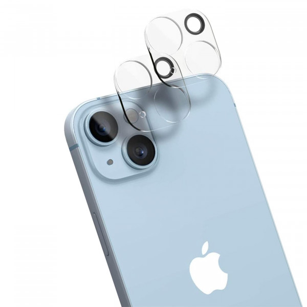 Safers Kameraschutz 2x Glas für iPhone 14 Schutzglas Kamera Linsen Schutzfolie
