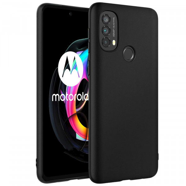 Safers Classic TPU für Motorola Moto E20 / E30 / E40 Schutzhülle Hülle Schwarz Handy Case