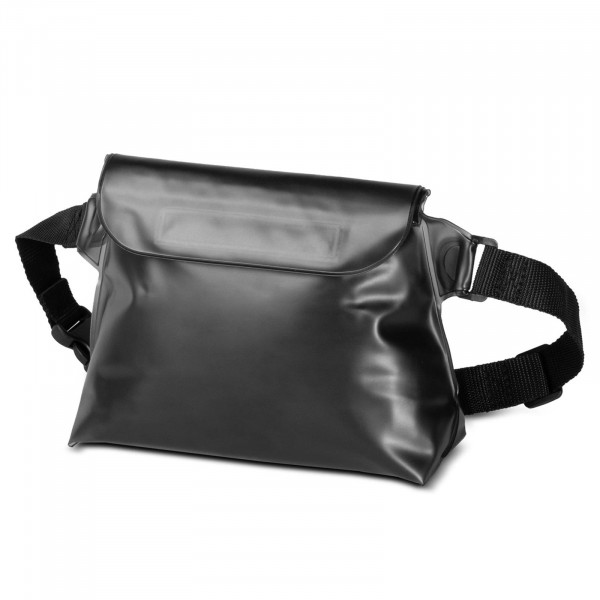 Safers Wasserdichte PVC-Tasche / Hüfttasche in Schwarz