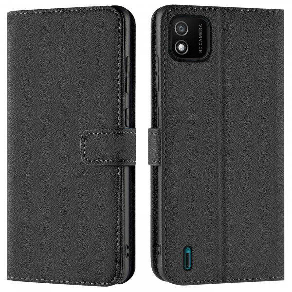 Safers Basic Wallet für Wiko Y62 Hülle Bookstyle Klapphülle Handy Schutz Tasche