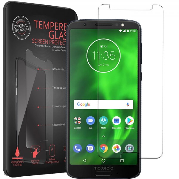 Safers Panzerglas für Motorola Moto G6 Plus Glas Folie Schutzfolie