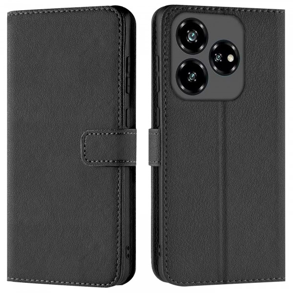 Safers Basic Wallet für ZTE Blade V60 Vita Hülle Bookstyle Klapphülle Handy Schutz Tasche