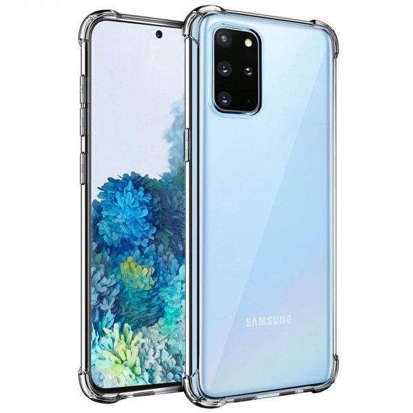 Safers Rugged TPU für Samsung Galaxy S20 Plus Schutzhülle Anti Shock Handy Case Klar Cover