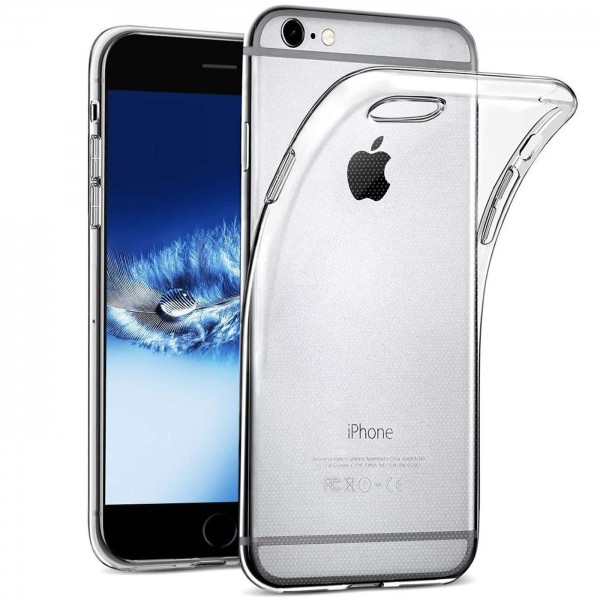 Safers Zero Case für Apple iPhone 6 6S Hülle Transparent Slim Cover Clear Schutzhülle