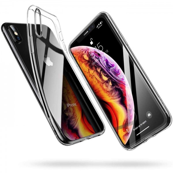 Safers Zero Case für Apple iPhone XS Max Hülle Transparent Slim Cover Clear Schutzhülle