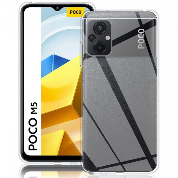 Safers Zero Case für Xiaomi Poco M5 Hülle Transparent Slim Cover Clear Schutzhülle