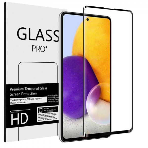 Safers Full Screen Panzerglas für Samsung Galaxy A71 Schutzfolie Glas Vollbild