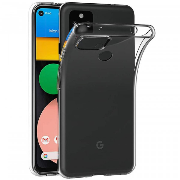 Safers Zero Case für Google Pixel 4a Hülle Transparent Slim Cover Clear Schutzhülle