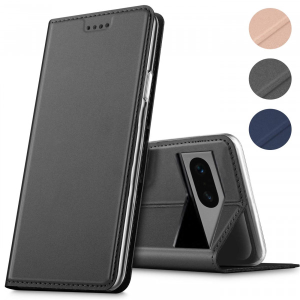 Safers Electro Flip für Google Pixel 8 Hülle Magnet Case Handy Tasche Klapphülle