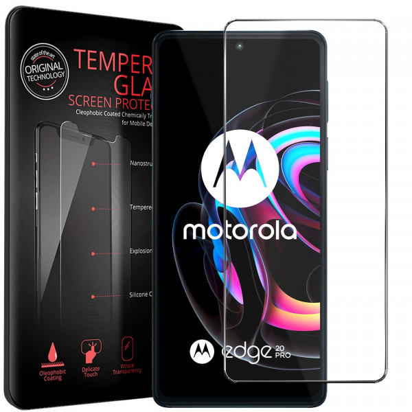 2x Panzerglas für Motorola Edge 20 Pro Glas Folie Schutzfolie